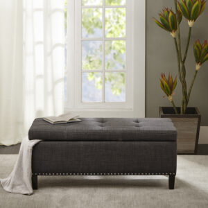 Tufted Top Soft Close Storage Bench