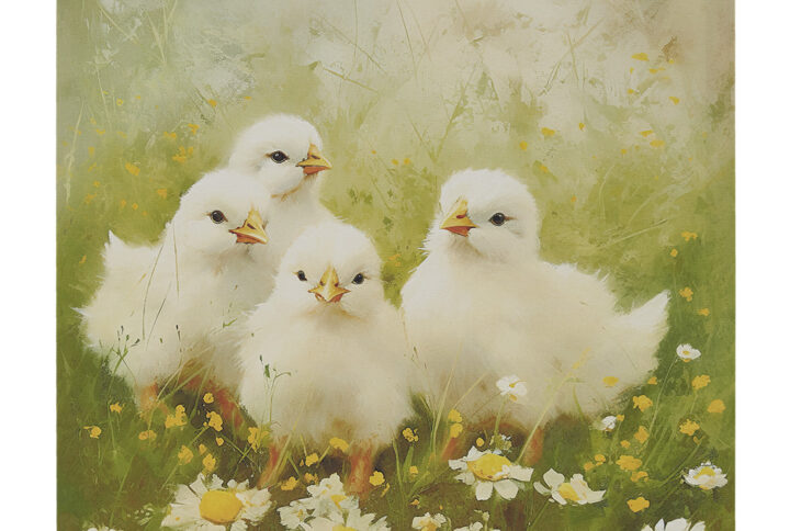 Chicks Canvas Wall Art