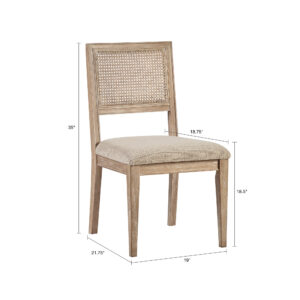 Armless Dining Chair Set of 2