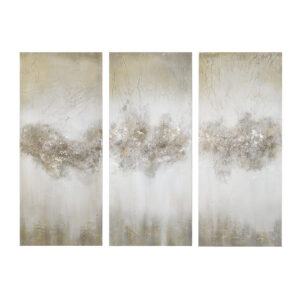 Heavily Embellished 3-piece Canvas Wall Art Set