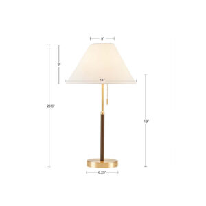 Two Tone Pull-chain Table Lamp