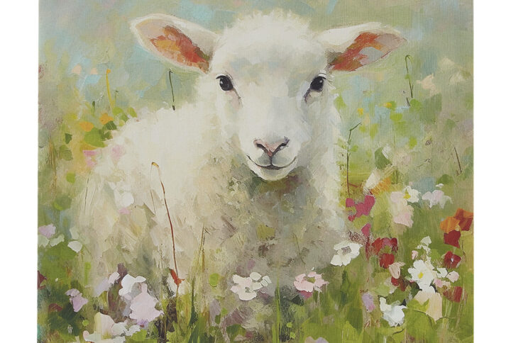 Lamb Canvas Wall Art