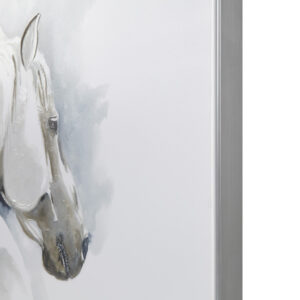 Hand Embellished Horse Framed Canvas Wall Art