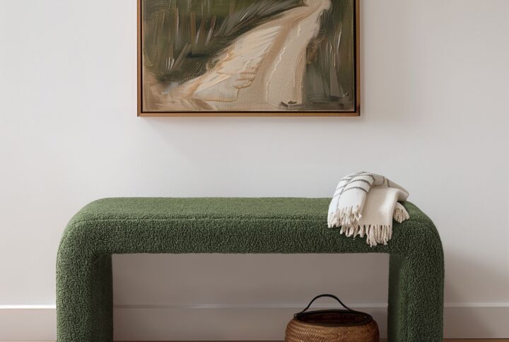 Boucle Waterfall Bench