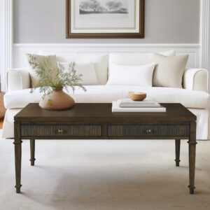 Fluted 2-drawer Coffee Table