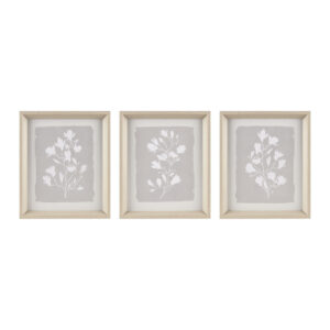 3-piece Framed Glass Wall Art Set