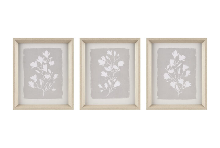 3-piece Framed Glass Wall Art Set