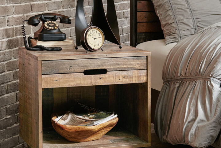 Solid Wood Nightstand