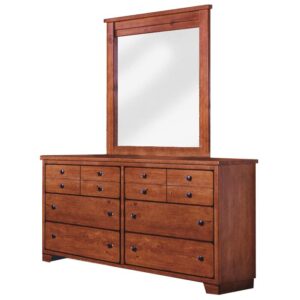 Includes dresser and mirror with mounting hardwareShips with hardware attached to the interior sideAnti-tip kit included