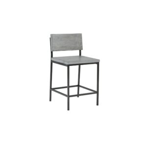 Wood/Metal Bar Stool - Gray- A103-42G from Progressive Furniture