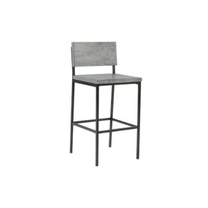 Wood/Metal Counter Stool - Gray- A103-43G from Progressive Furniture