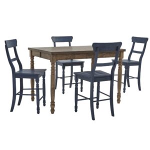 Counter Chair - Navy 2/CTN from Progressive Furniture