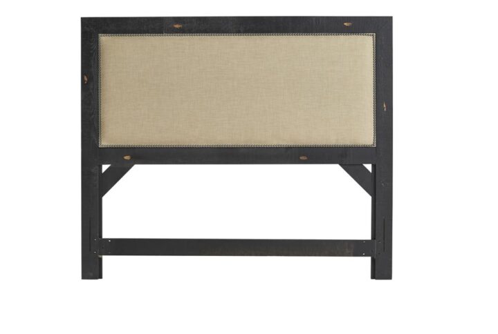 Includes headboard only that fits a standard frameMounting hardware not included100% polyester wheat colored fabric