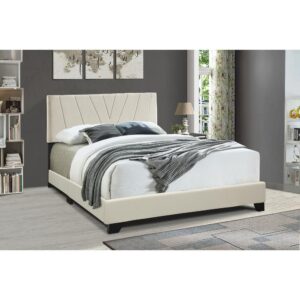 All-In-One Upholstered King Bed