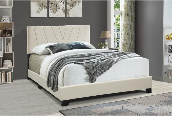 All-In-One Upholstered King Bed