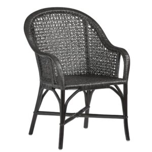 Polished Rattan frame with Rattan Peel Weave is both stable and attractiveTransitional style for eclectic needsFully Assembled