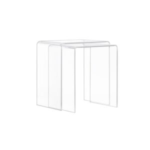 ½” thick acrylic provides great stabilityFresh modern style that can be used Indoor & OutdoorNo assembly required