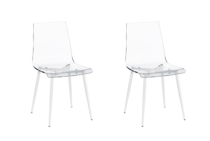 ½” thick acrylic provides great stabilityExtremely durable and easy to cleanGenerous size for a dining chair