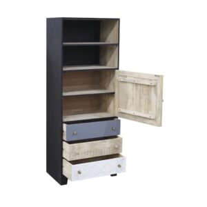 Tall Cabinet - Multi/Black