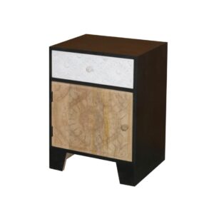 Nightstand - Multi/Black