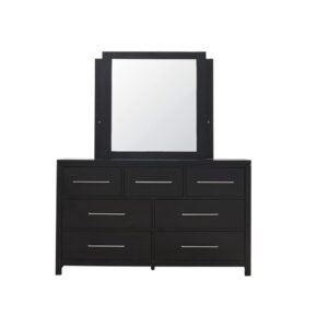 four large drawers.Sleek lines & Midnight finish