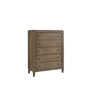 English and French dovetail drawer construction along with finish drawer interiors and felt lined top drawersBurnished brass knobs