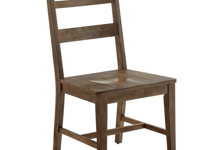 Solid Rubberwood constructionSet of 2 chairsSlat back design