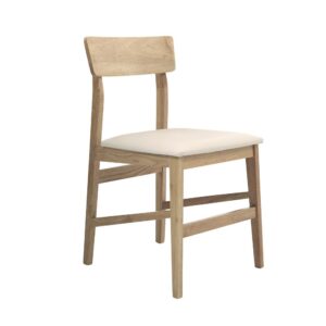 Chairs measure 17" x 19" x 31" HSet includes table and 4 chairsUpholstered in PVC fabric for durability