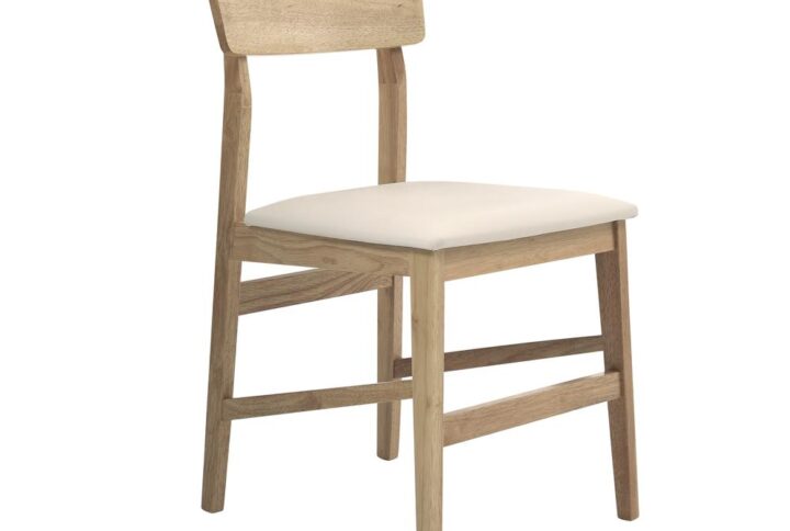 Chairs measure 17" x 19" x 31" HSet includes table and 4 chairsUpholstered in PVC fabric for durability