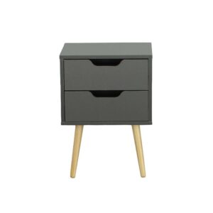 Constructed of particle board & melamineSpacious drawers with metal guidesEasy to assemble