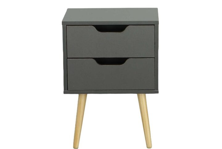 Constructed of particle board & melamineSpacious drawers with metal guidesEasy to assemble