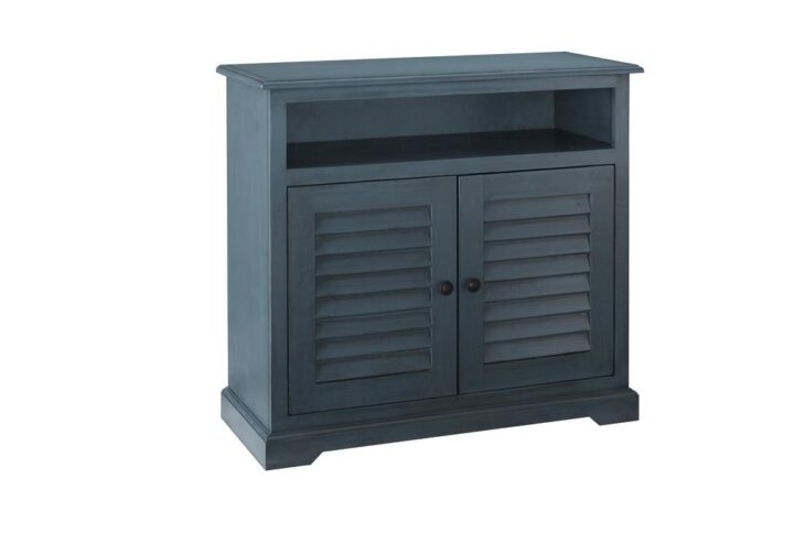 Cabinet with 1 shelf for spacious hidden storage needs1 spacious open shelfShips fully assembled