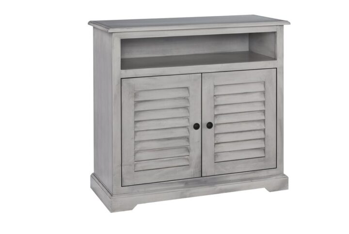 Cabinet with 1 shelf for spacious hidden storage needs1 spacious open shelfShips fully assembled