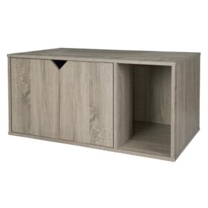 Cat Litter Box Enclosure - Dark Taupe from Progressive Furniture