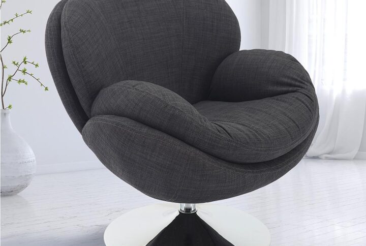 360 Degree Swivel100% Polyester fabricPillow Top Seating