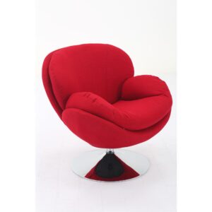 Relax-R™ Strand Leisure Accent Chair in Red Fabric from Progressive Furniture