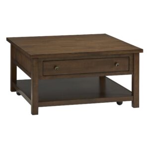 Family Room Lift-Top Cocktail Table In Solid Rubberwood