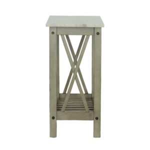 Chairside Table - Gray from Progressive Furniture