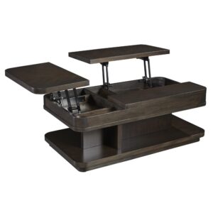 Two lift-top functionCasters for mobilityLower base shelf for display