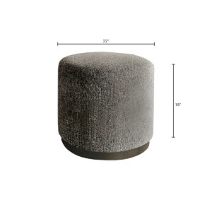 Oval Accent Ottoman