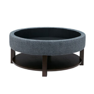 Round Storage Ottoman