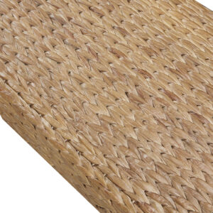 Seadrift Hand-woven Water Hyacinth Accent Bench