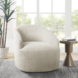 Upholstered 360 Degree Swivel Chair