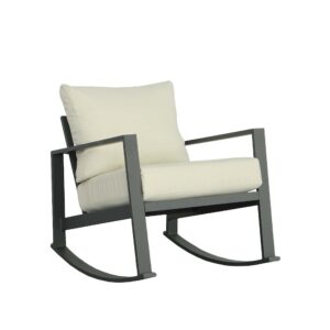 Outdoor Rocker- 1/Ctn Frame & Cushions from Progressive Furniture