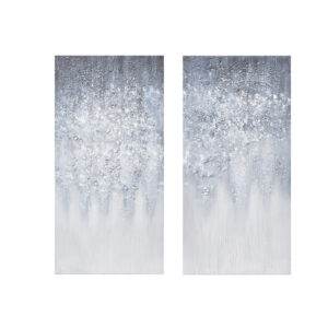 Heavily Embellished 2-piece Canvas Wall Art Set