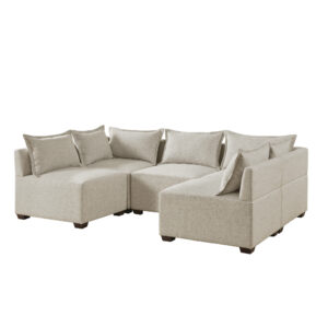 5-Piece Modular U-Shape Sofa