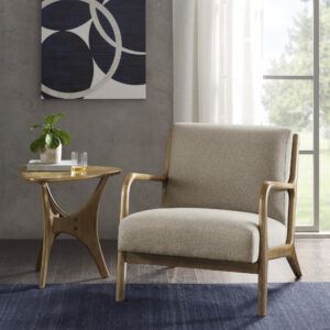 Novak Mid-Century Modern Accent Armchair