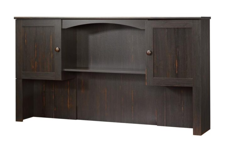 Complete the look of your office with this office hutch from the Harbor View® collection. This hutch for desk features an easy access open shelf for home décor