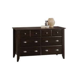 Attractive storage is just what your home needs. Create the solution to all your storage woes while adding the beautiful style and elegant design of this dresser from the Shoal Creek® collection. This handsome dresser features six large drawers that open and close on smooth metal runners