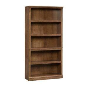 Store your stuff in style with this 5-shelf bookcase from the Sauder Select collection. With three adjustable shelves